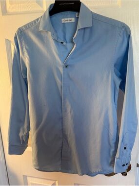 Calvin Klein Men's Sky Blue Dress Shirt